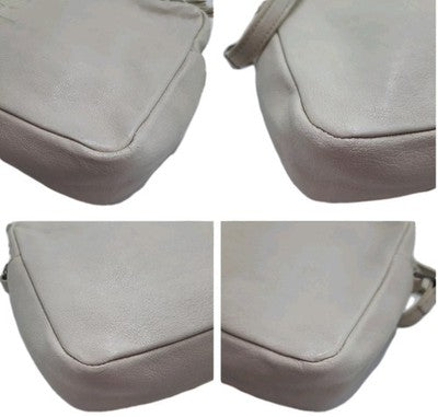 YSL Saint Laurent Lou Camera Shoulder Crossbody Handbag Small Size White Colour.