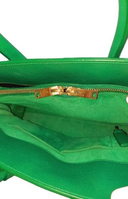 YSL Saint Laurent Sac De Jour 2 Way Green Med Size Shoulder Handbag RRP 3500$. 