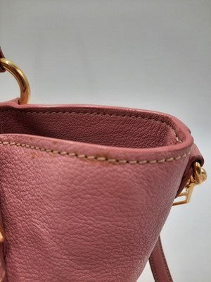 Miu Miu Madras Rosa Shoulder Medium 2 Way  Crossbody Handbag Golden Hardware. 