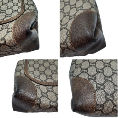 Gucci Cherry Plus Supreme  PVC  Vintage Tote Shoulder Handbag Medium Size. 