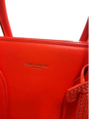 YSL Saint Laurent Sac De Jour 2 Way Orange Med Size Shoulder Handbag RRP 3500$. 