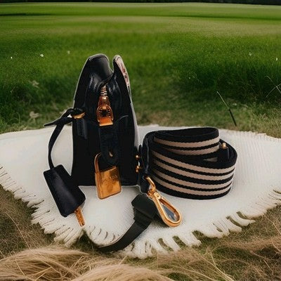 Prada Esplanade Lip Print Mini Black Crossbody Leather Shoulder Handbag. 