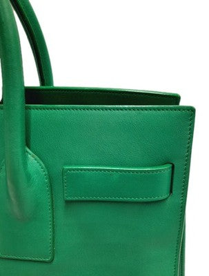 YSL Saint Laurent Sac De Jour 2 Way Green Med Size Shoulder Handbag RRP 3500$. 