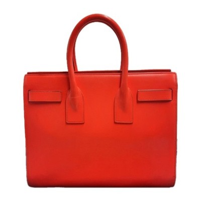 YSL Saint Laurent Sac De Jour 2 Way Orange Med Size Shoulder Handbag RRP 3500$. 
