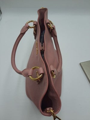Miu Miu Madras Rosa Shoulder Medium 2 Way  Crossbody Handbag Golden Hardware. 