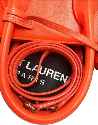 YSL Saint Laurent Sac De Jour 2 Way Orange Med Size Shoulder Handbag RRP 3500$. 