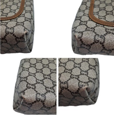 Gucci Cherry Supreme Plus Tote Shoulder Handbag PVC Medium Size. 