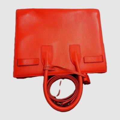 YSL Saint Laurent Sac De Jour 2 Way Orange Med Size Shoulder Handbag RRP 3500$. 