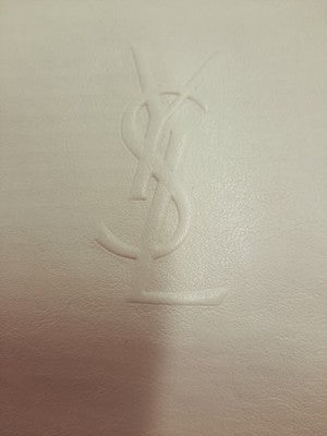 YSL Saint Laurent Lou Camera Shoulder Crossbody Handbag Small Size White Colour.