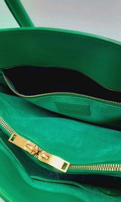 YSL Saint Laurent Sac De Jour 2 Way Green Med Size Shoulder Handbag RRP 3500$. 