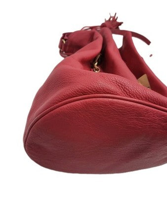 See By Chloe Bucket Leather Pink Colour Tassel Golden Hardware Medium Size.