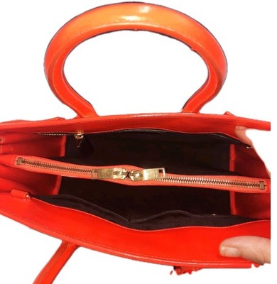 YSL Saint Laurent Sac De Jour 2 Way Orange Med Size Shoulder Handbag RRP 3500$. 