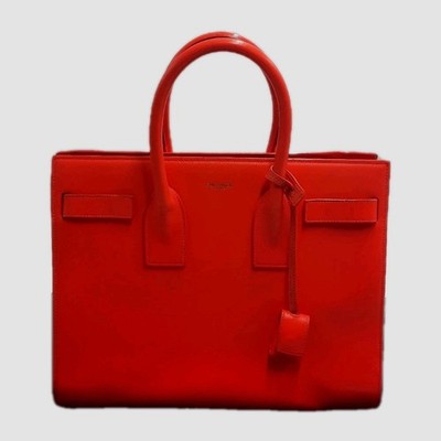 YSL Saint Laurent Sac De Jour 2 Way Orange Med Size Shoulder Handbag RRP 3500$. 