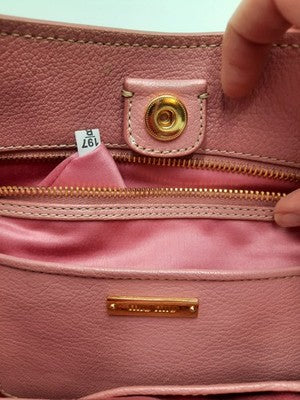 Miu Miu Madras Rosa Shoulder Medium 2 Way  Crossbody Handbag Golden Hardware. 