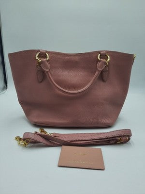 Miu Miu Madras Rosa Shoulder Medium 2 Way  Crossbody Handbag Golden Hardware. 