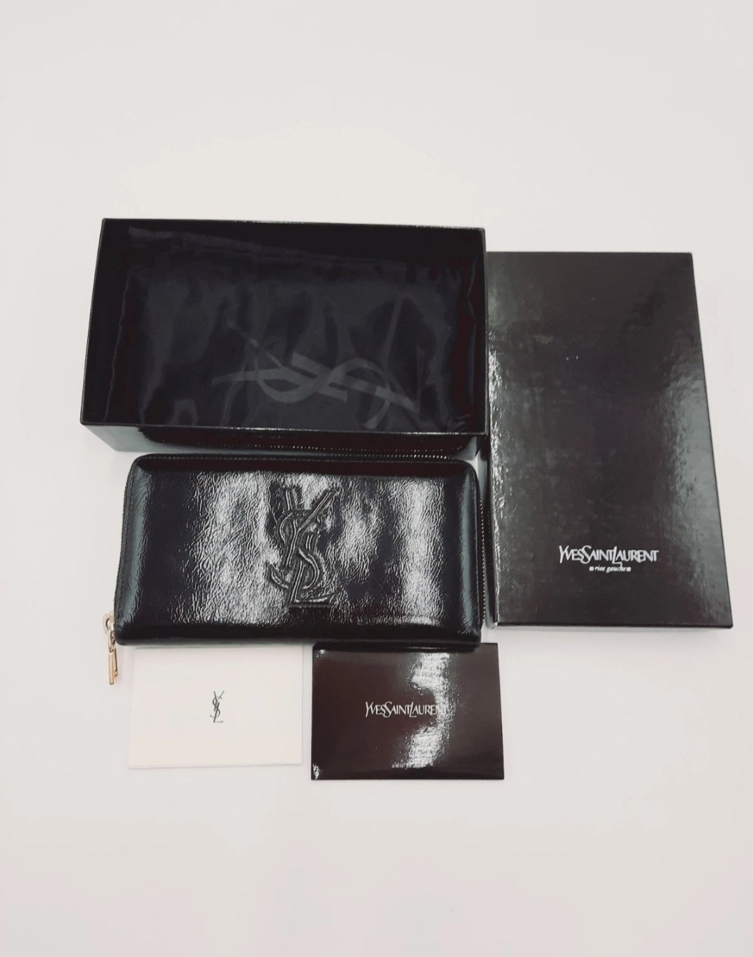 YSL Saint Laurent Cassandra Wallet Patent leather. SASHAANT