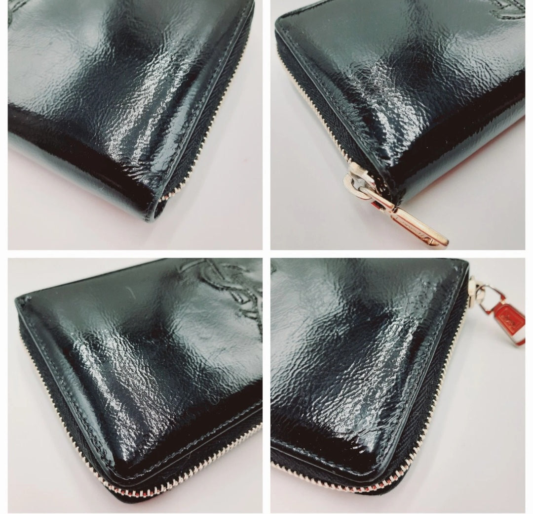 YSL Saint Laurent Cassandra Wallet Patent leather. SASHAANT
