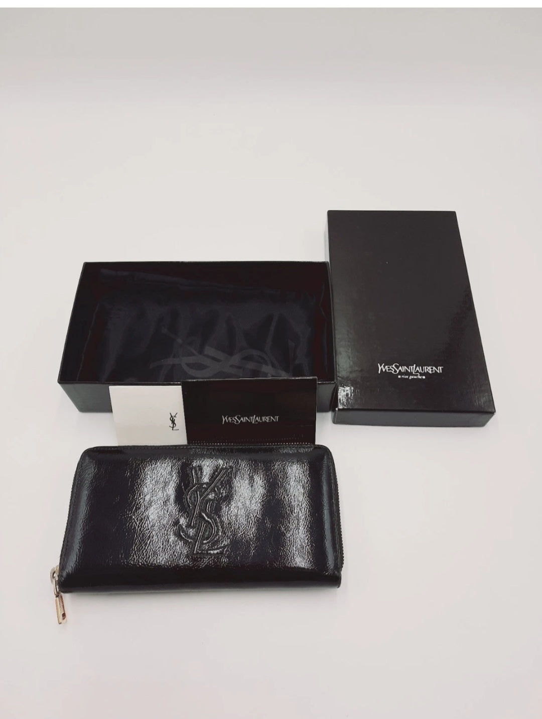 YSL Saint Laurent Cassandra Wallet Patent leather. SASHAANT